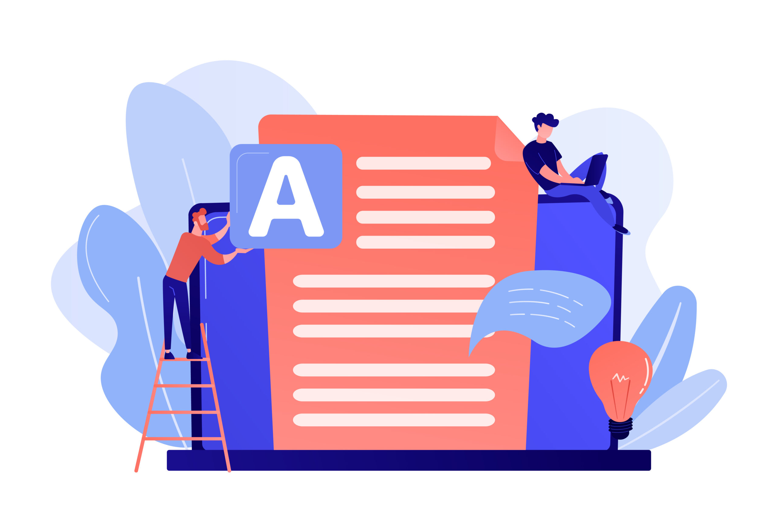 Copywriting concept vector illustration.